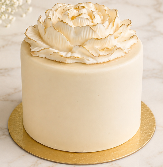 Signature Ivory Keepsake Cake™ | Luxury White Chocolate Crisp Cake Gift