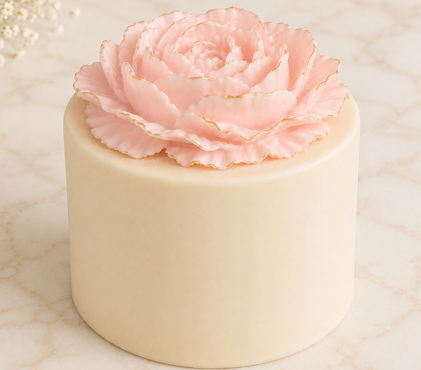 Blush Bloom Keepsake Cake™ | Luxury White Chocolate Crisp Cake Gift