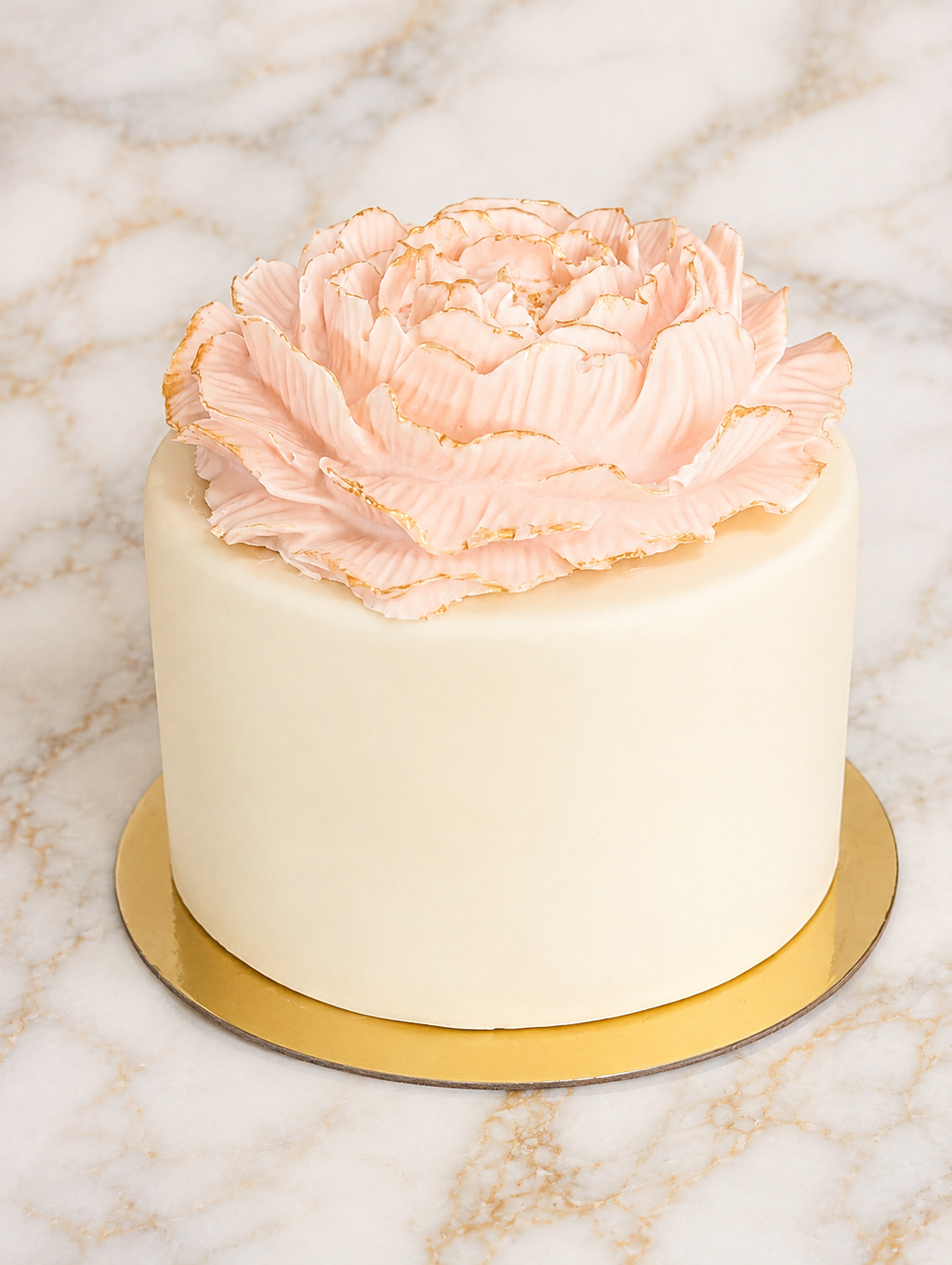 Blush Bloom Keepsake Cake™ | Luxury White Chocolate Crisp Cake Gift