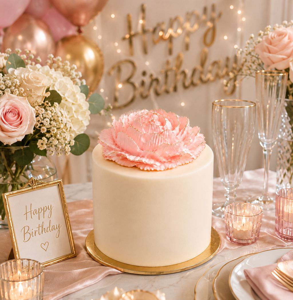 Blush Bloom Keepsake Cake™ | Gourmet Crisp Cake Gift