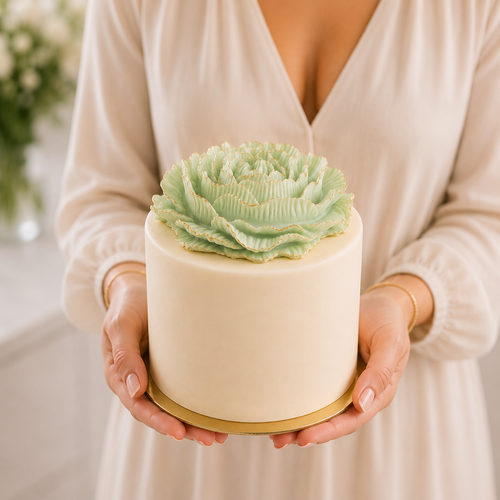 Succulent Sage Keepsake Cake™ | Gourmet Crisp Cake Gift