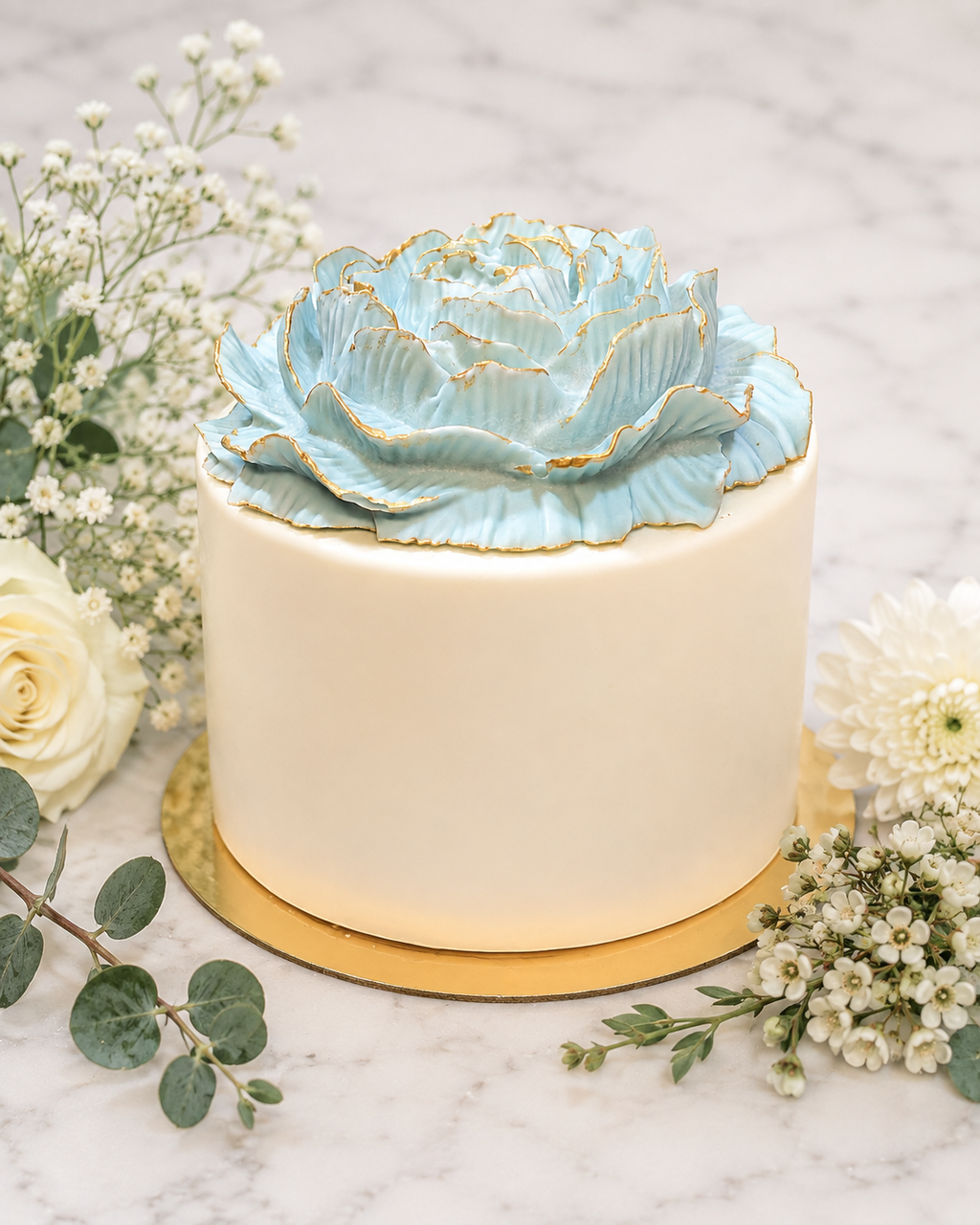 Vintage Blue Keepsake Cake™ | Gourmet Crisp Cake Gift