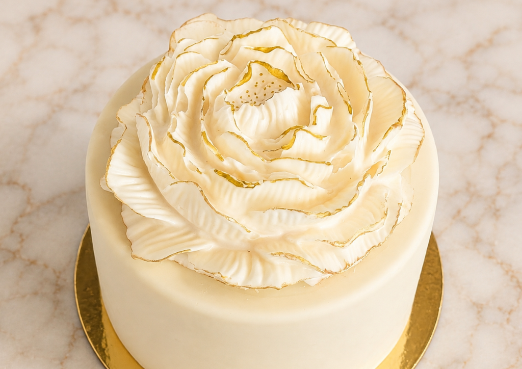 Signature Ivory Keepsake Cake™ | Luxury White Chocolate Crisp Cake Gift