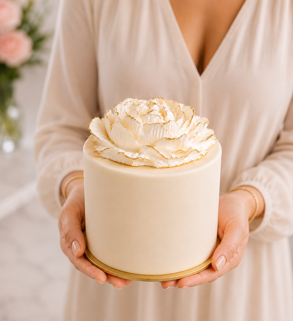 Signature Ivory Keepsake Cake™ | Gourmet Crisp Cake Gift