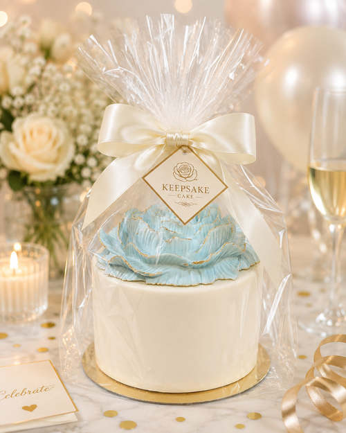 Vintage Blue Keepsake Cake™ | Gourmet Crisp Cake Gift