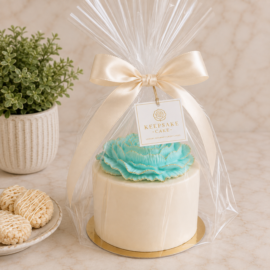 Ocean Mist Keepsake Cake™ | Luxury White Chocolate Crisp Cake Gift